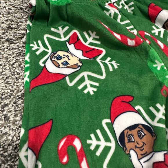 New with tags, Green Red ELF Christmas Holiday Pajama Set, Size 2T - Picture 3 of 6